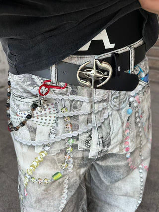 Round Silver Belt