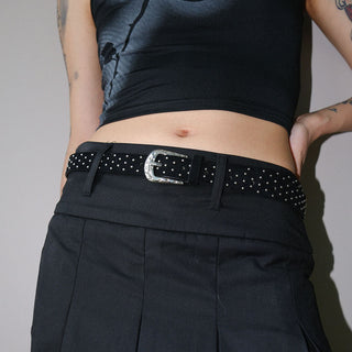 Brown Rivet Belt