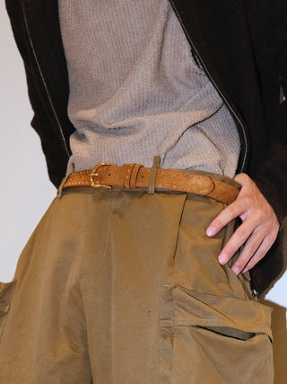 Brown Rivet Belt