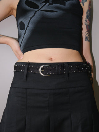 Brown Rivet Belt