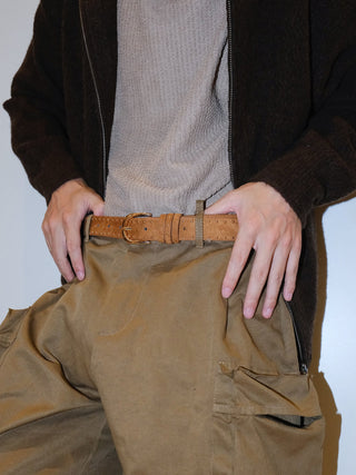 Brown Rivet Belt
