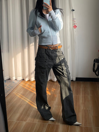 Brown Rivet Belt