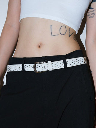 Brown Rivet Belt