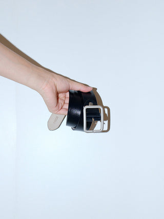 Square Leather Belt