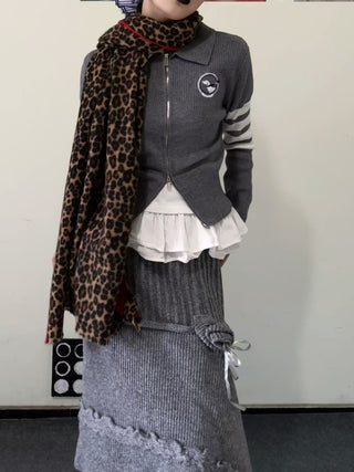Leopard Line Scarf