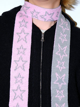 Striped Plush Scarf