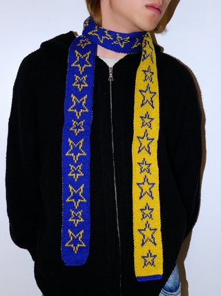 Striped Plush Scarf
