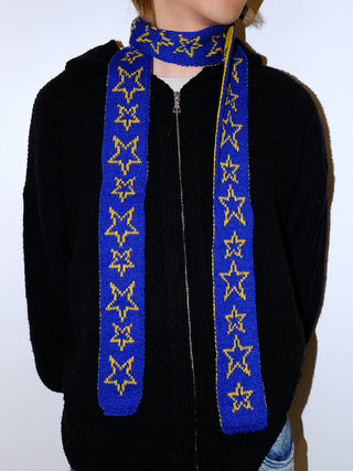 Striped Plush Scarf