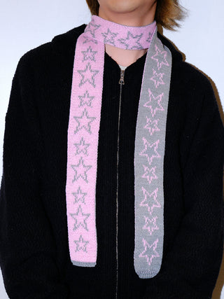 Striped Plush Scarf