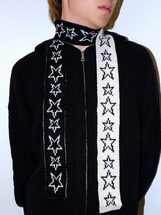 Striped Plush Scarf
