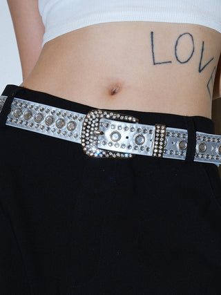 Rhinestone Sequin Belt