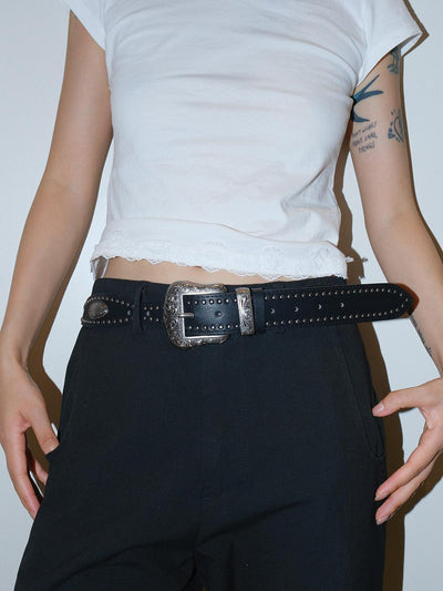 Square Carved Belt