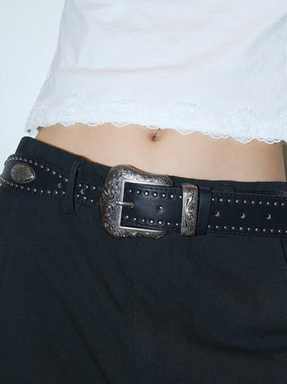 Square Carved Belt