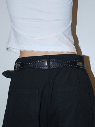 Square Carved Belt
