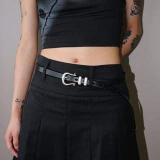 Glossy Leather Belt