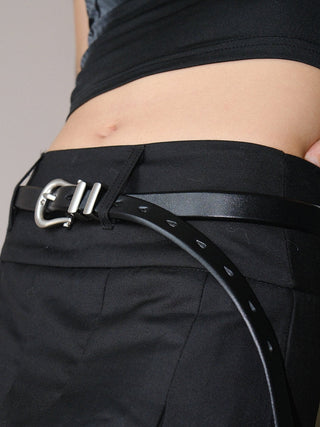 Glossy Leather Belt