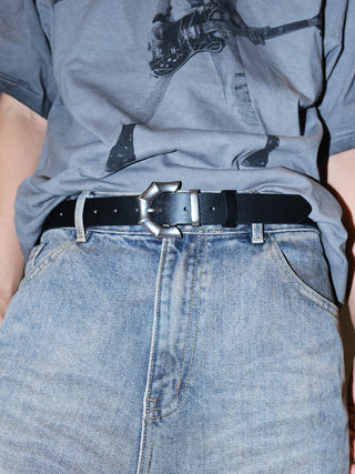 Reflective Silver Belt