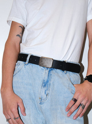 Reflective Silver Belt