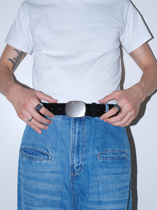 Reflective Silver Belt
