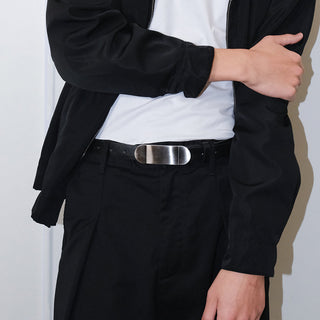 Reflective Silver Belt