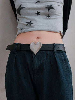 Reflective Silver Belt