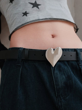 Reflective Silver Belt
