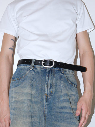Reflective Silver Belt
