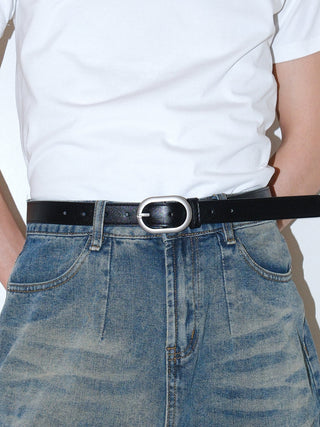 Reflective Silver Belt