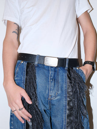 Reflective Silver Belt