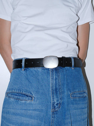 Reflective Silver Belt