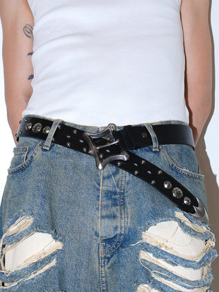 Skull Rivet Belt