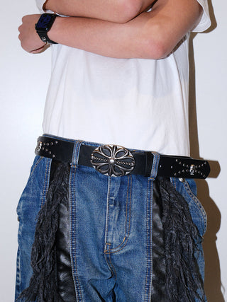 Skull Rivet Belt