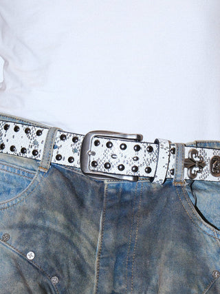 Skull Rivet Belt