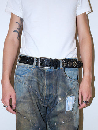 Skull Rivet Belt