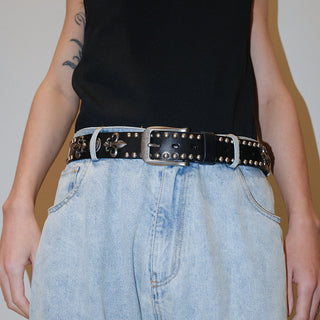 Skull Rivet Belt