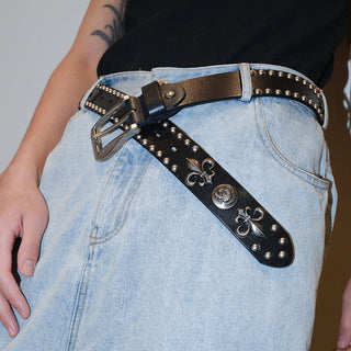 Skull Rivet Belt