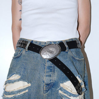 Skull Rivet Belt