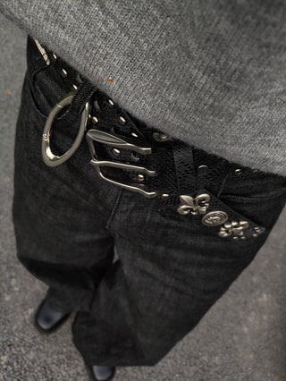 Skull Rivet Belt