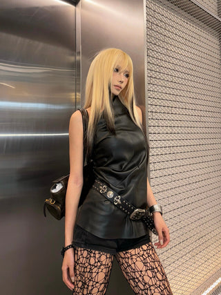 Skull Rivet Belt