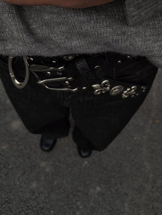 Skull Rivet Belt