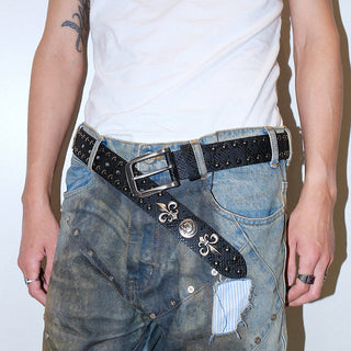 Skull Rivet Belt