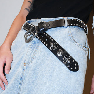 Skull Rivet Belt