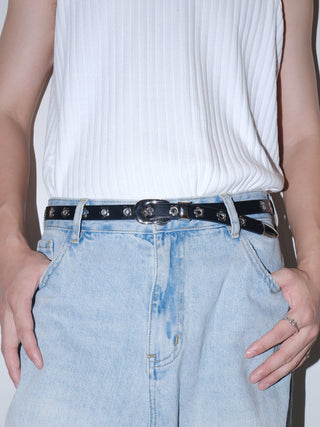 Floral Silver Belt