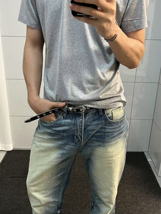 Floral Silver Belt