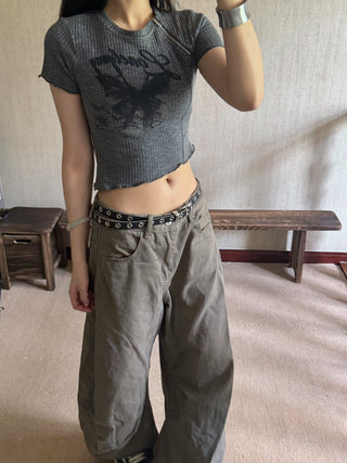 Floral Silver Belt