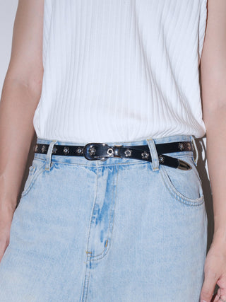 Floral Silver Belt