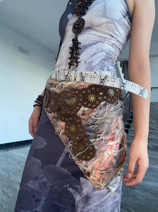 Snakeskin Punk Belt