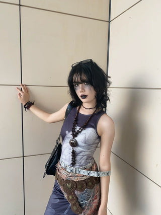Snakeskin Punk Belt