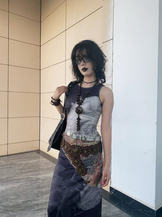 Snakeskin Punk Belt
