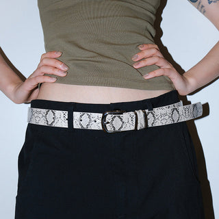 Snakeskin Punk Belt
